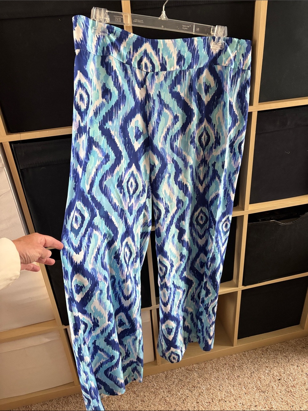 Lilly Pulitzer 100% Silk Palazzo wide leg pants -  Lolani